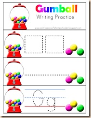 writing patterns preschool