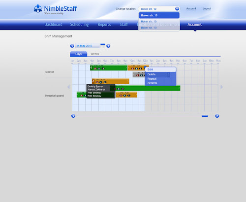 Nimble Staff Shift Planning