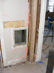 Shot of the support post in the wall