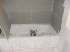 Upstairs bathtub