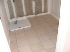 Tile in laundry room