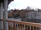 View looking downtown from the deck.