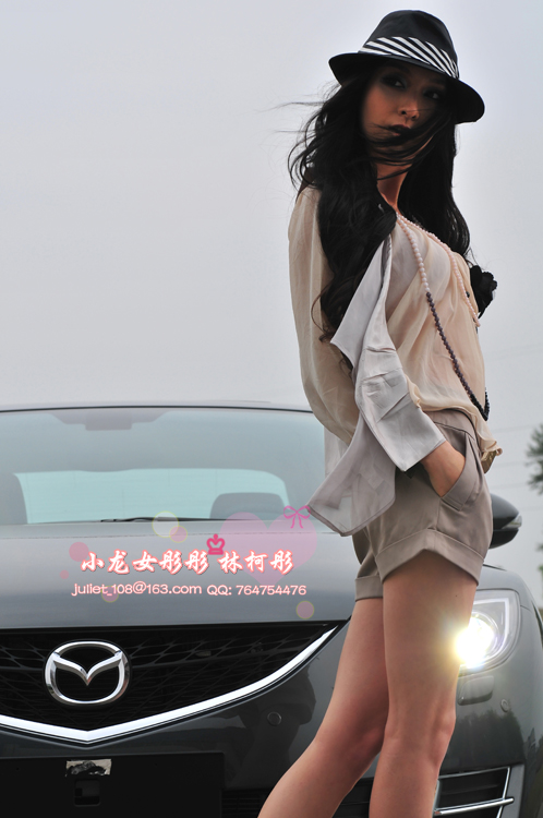美眉日报 4b5d9bc5g715f92618bcb 惊艳混血儿浪漫香车之旅第二季~小龙女彤彤 林柯彤