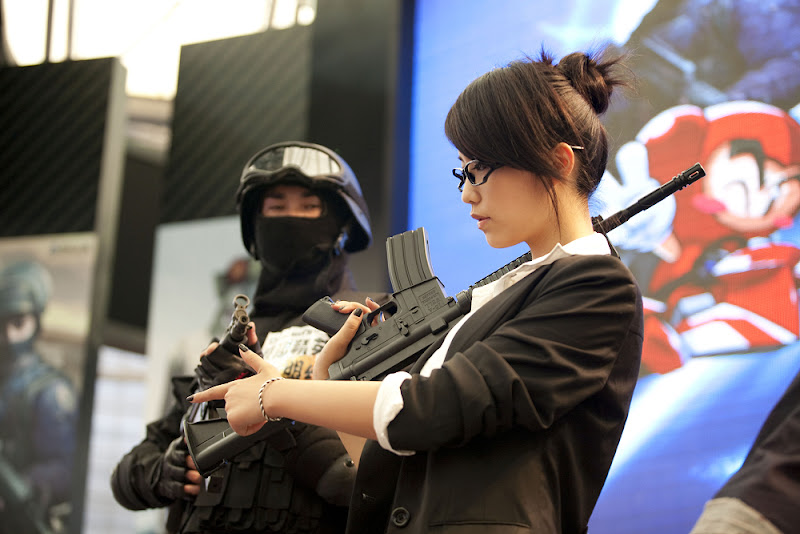 美眉日报 IMG 5183 ChinaJoy 2009 黑丝御姐 网袜小恶魔