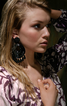 Kenneth Jay Lane Black Earrings 2