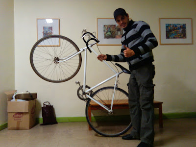 Youssef et son fixie espagnol