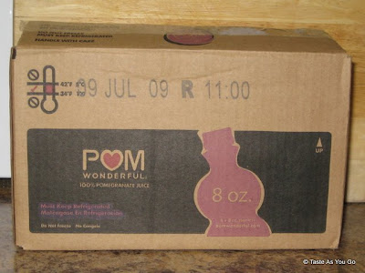 Case of POM Wonderful - Photo by Taste As You Go
