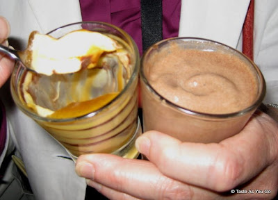 Butterscotch Pana Cotta and Nutella Milkshake at the Foodbuzz Cocktail Party at David Burke Townhouse - Photo by Taste As You Go