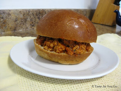 Ground Turkey Sloppy Joe - Photo by Taste As You Go