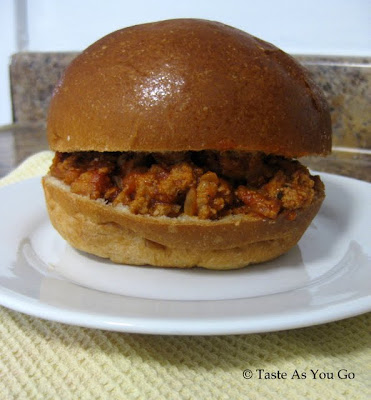 Ground Turkey Sloppy Joe - Photo by Taste As You Go