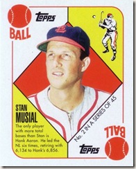 2010 Musial Blue Back Mini