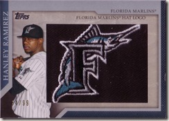 2010 Topps Ramirez Hat Relic