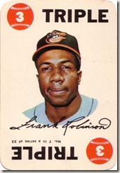 1968 Topps Robinson Game 1968 Topps Robinson Game