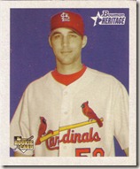 2006 Topps Heritage Mini Wainwright Rookie