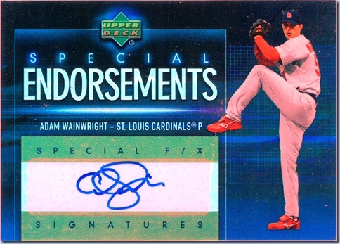 2006 Upper Deck Special Wainwright Auto