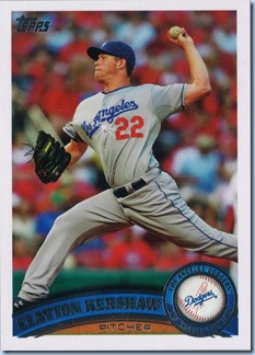 2011 Topps Kershaw Sparkle