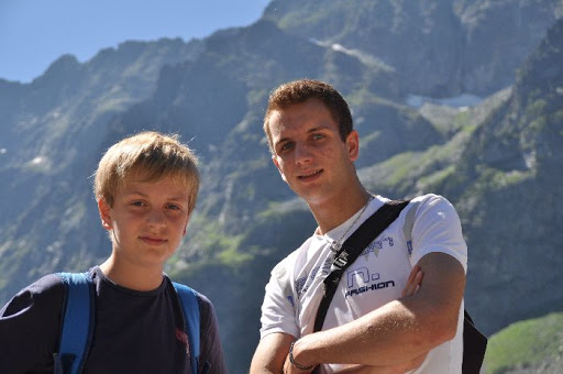 Nowy prezes z bratem. /Morskie Oko - 2010/