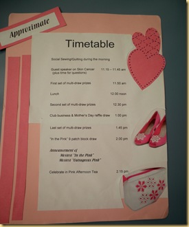 Timetable