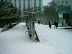 Snow on campus