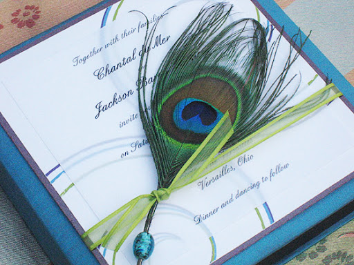 peacock silk box invitation peacock silk box invitation