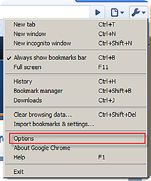 optionsgooglechrome