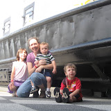 Kirsten and the kids at the Science Museum