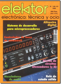 Download revista elektor electronics Spanish 1992 todas