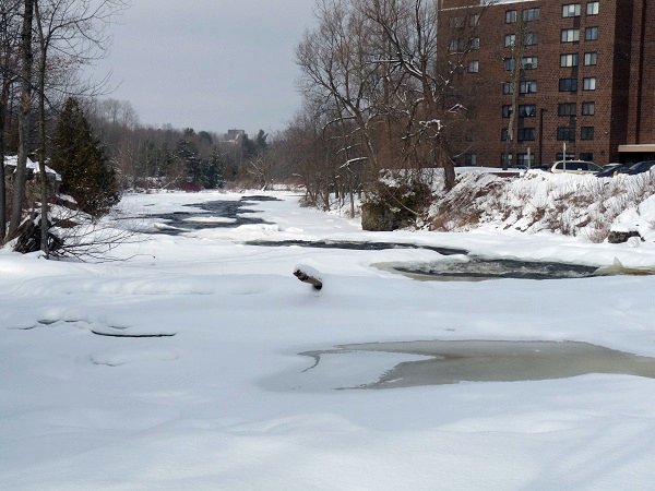 Grasse River in Canton - winter