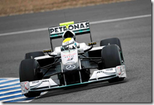 Nico Rosberg con la Mercedes