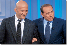 Silvio Berlusconi e Augusto Minzolini