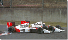 L'incidente tra Senna e Prost nel 1989