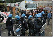 La protesta anti discarica di Terzigno La protesta anti discarica di Terzigno