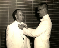 Tom and Karen's wedding photos.  June 22, 1962: Tom and Best man Old Family Photos