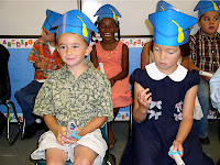 Kindergarten Promotion - 8 — P a t r i c k's Kindergarten promotion (graduation) at Butler Elementary: