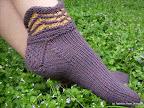 Purple Mountain Slipper Socks