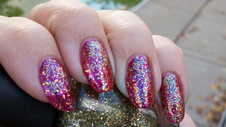 OPI Sparkle-icious Vs RBL Locavore 4 OPI Sparkle-icious Vs RBL Locavore 4