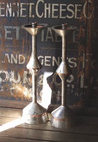 [BHeath_Candle Sticks_2010_Hand Fabricated Tin & Copper Sheet with Partial Tinning_Dia 130mm H490mm_Copyright Jeweller[6].jpg]