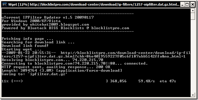 uTorrent IPFilter Updater - BINARY INSPIRATIONS