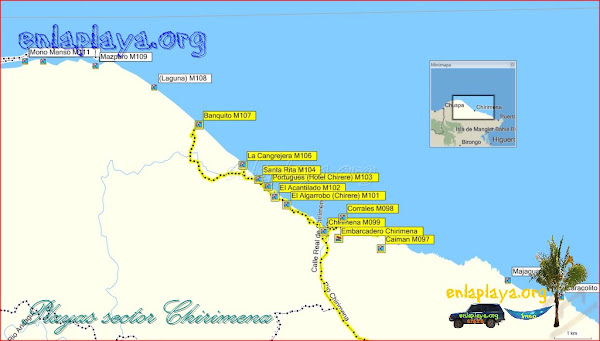 Chirimena - Playas desde Caiman hasta Banquito