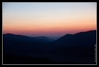 Západ slunce ze Strážovských vrchů