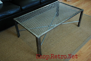 Industrial Metal Coffee Table for sale, furniture - vintageaz.blogspot.com