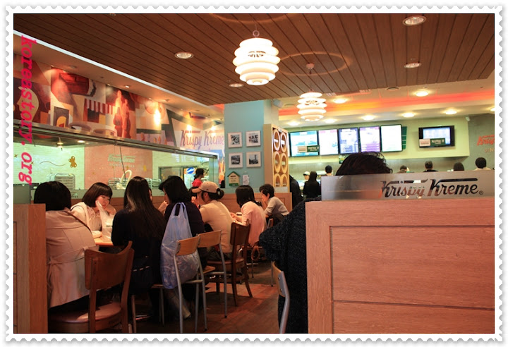 ร้าน krispy kreme ที่เกาหลี