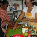 cooking demo at United Community Center, Brooklyn