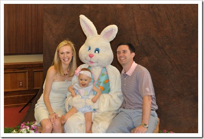 Easter bunny family