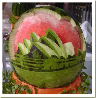watermelon carving re-creation