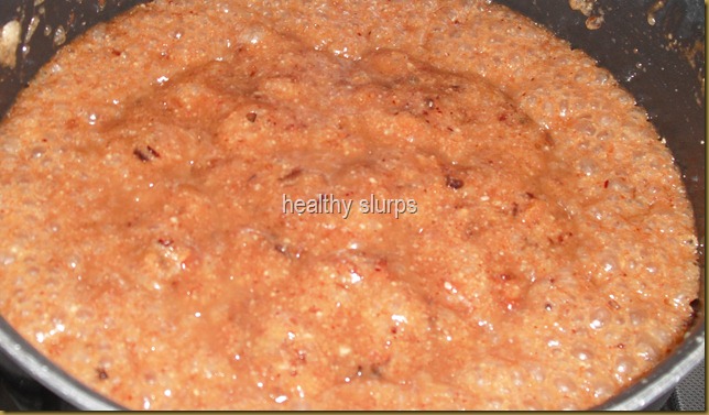 Creamy, frothy slurrpy halwa