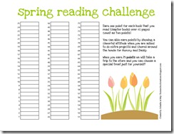 Spring Reading Challenge