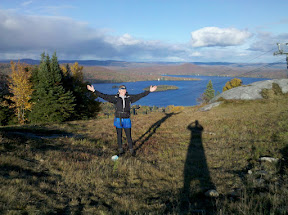 Adrienne at the top