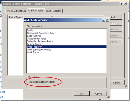 Add Policy Dialog Add Policy Dialog