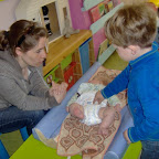 gele vlindertjes- april 0910- baby leon op bezoek